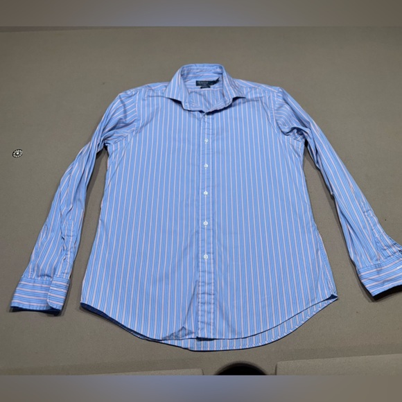Polo by Ralph Lauren Blue Striped Casual Button Down Shirt - Picture 1 of 6